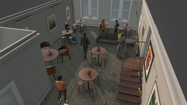 Civic Centre Manitowoc 3D Model