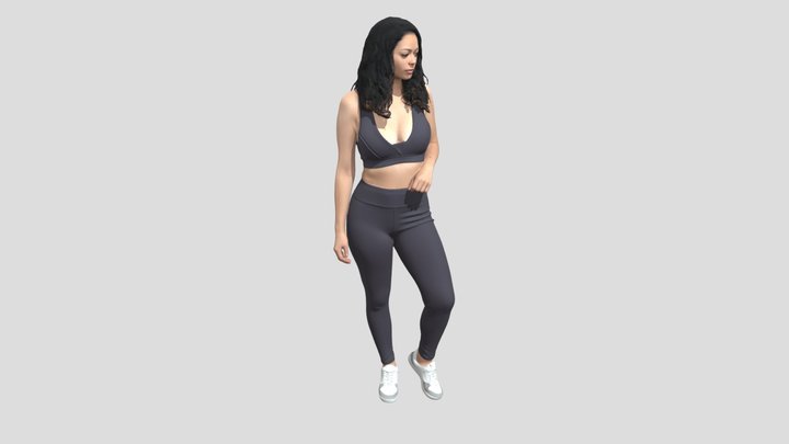 Mid-Stride in Gray Activewear