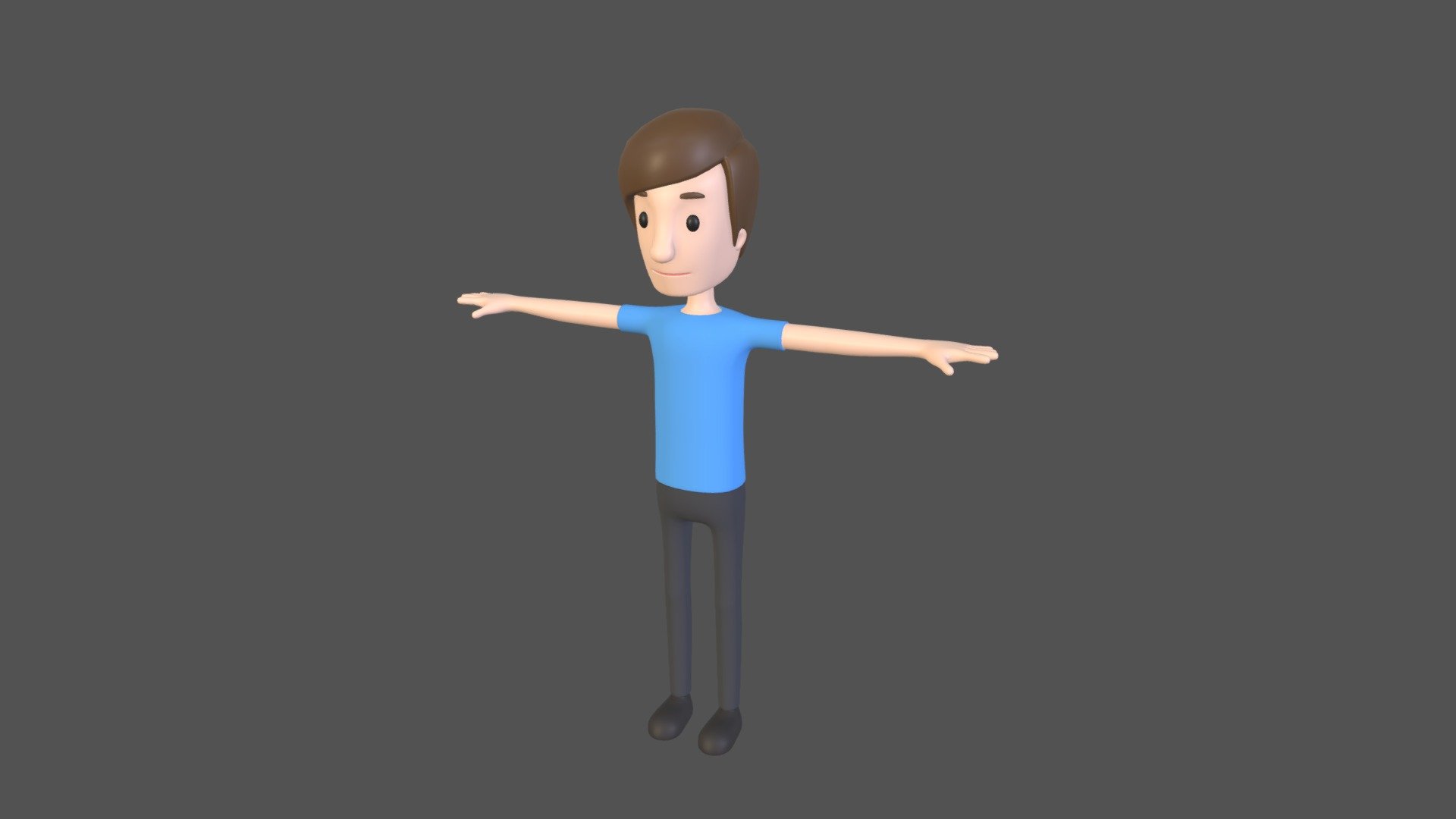 CartoonMan002 Man - Buy Royalty Free 3D model by bariacg [48e9297 ...