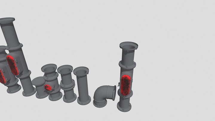 Big Gas Pipe part1 poppy playtime chapter 4 3D Model