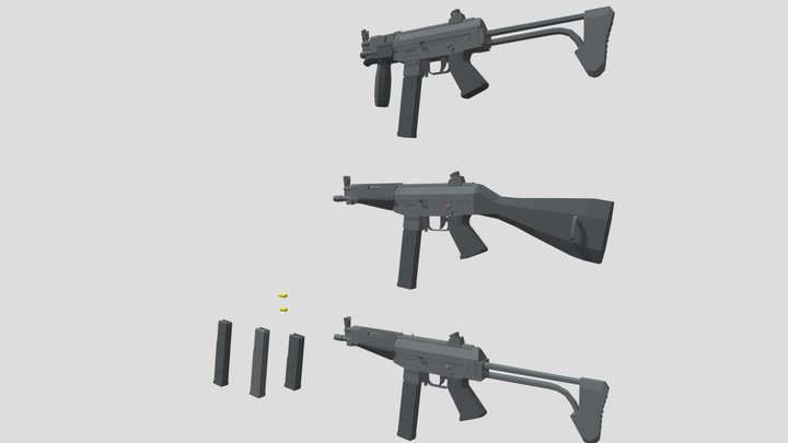 Low-Poly F.A.M.A.E SAF 3D Model