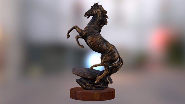 Horse 2A 3D Model