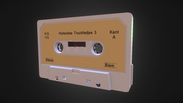 Cassette (Hollandse Truckliedjes 3) 3D Model