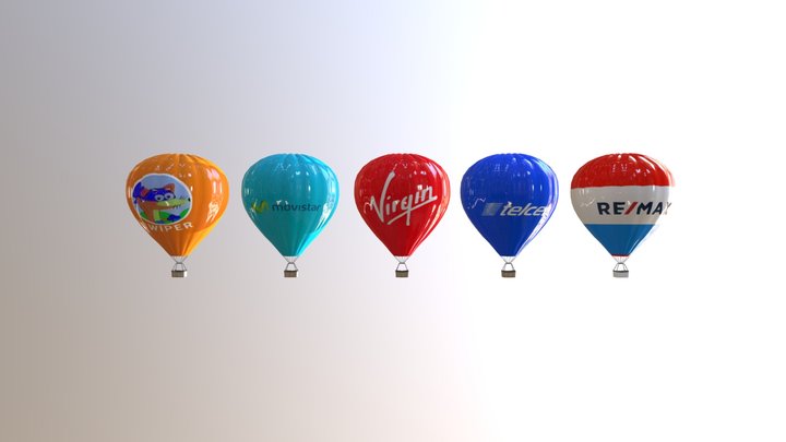 balloon air hot 3D Model