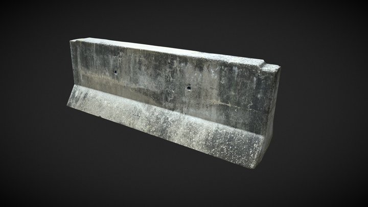 Photo Scan: Concrete Block 3D Model