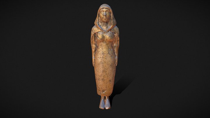 Temple Statue Test 3D Model