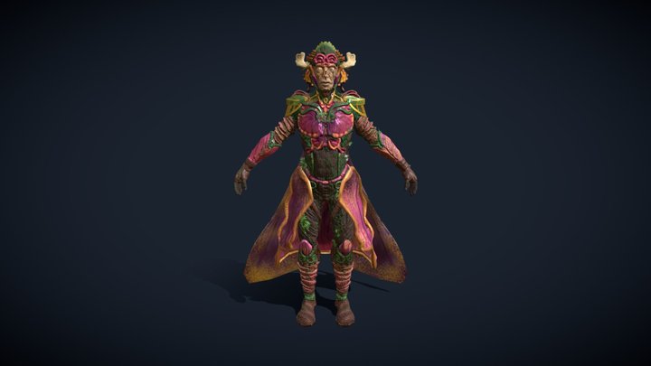 Ekim: Guardian of the Forest 3D Model
