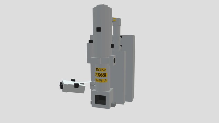 Electron Microscope Minecraft Bedrock Entity 3D Model