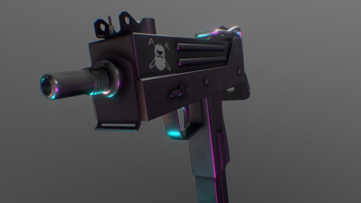 Ingram MAC-10 3D Model