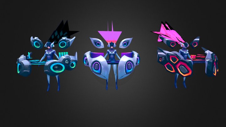 DJ Sona League Of Legends ( for Cosplayers ) 3D Model