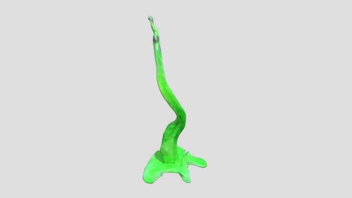 fd4622528b67_a_long_liquid_flower_green___0_glb 3D Model