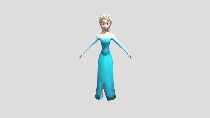 Elsa from frozen 3D Model