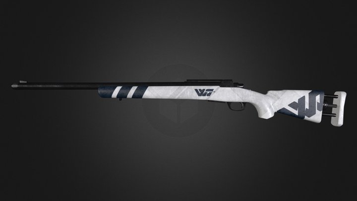 PUBG - WackyJacky101's M24 Skin 3D Model