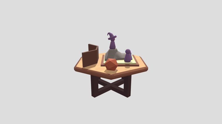 RPG Table 3D Model