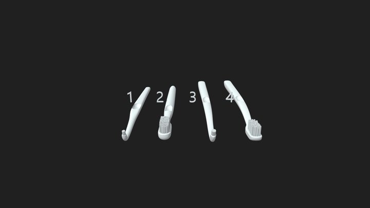 all_shetki_mix 3D Model