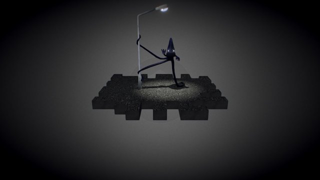 Lonely Alien from Uranus 3D Model