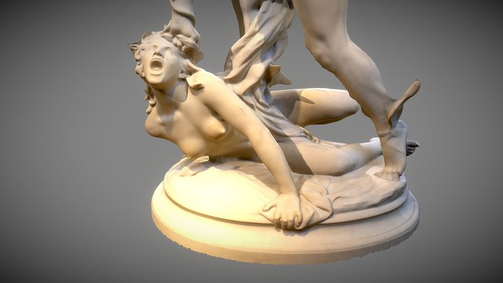Perseus fighting Medusa 3D Model