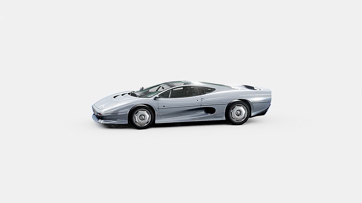 Jaguar XJ220 1991 | www.vecarz.com – Kostenloses 3D-Modell STL