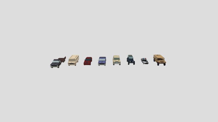 Cars 3D Model