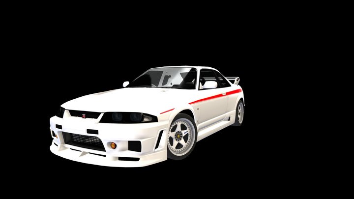1997 Nissan Skyline GT-R Nismo 400R (R33) – Modello 3D gratuito STL