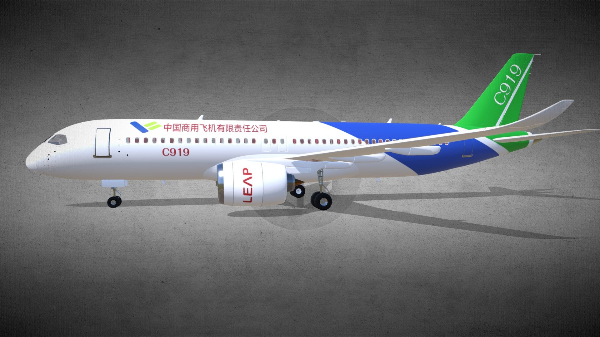 COMAC C919 - Buy Royalty Free 3D model by thaweverything [48f17e7 ...