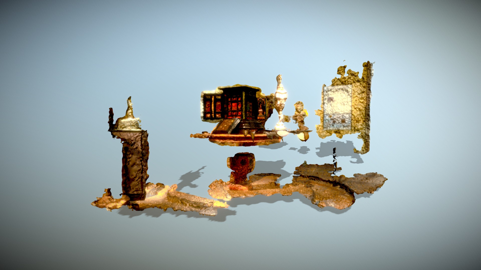 Paul J Getty Museum, LA - 3D model by apatience [48f1c54] - Sketchfab