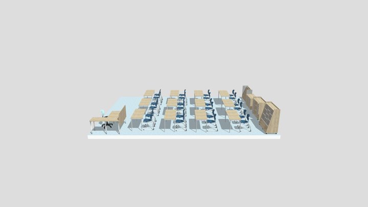 Benenden Guangzhou - Standard Classroom 3D Model
