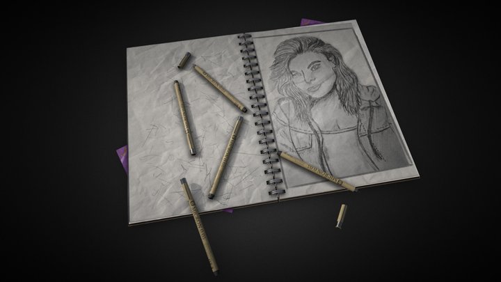 Sketchbook 3D Model