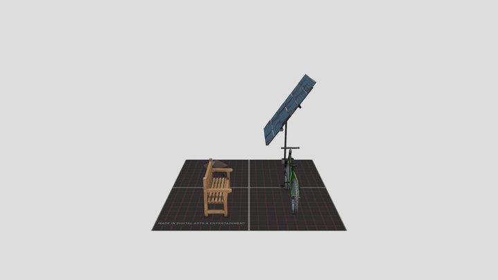 DAE 5 Finished props - ECO HOUSE 3D Model