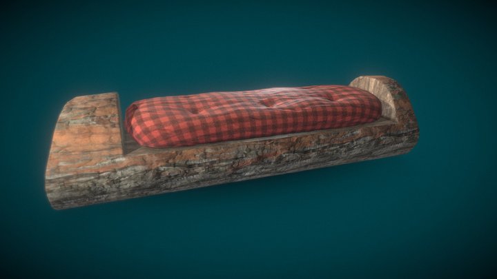 Trunk Couch 3D Model