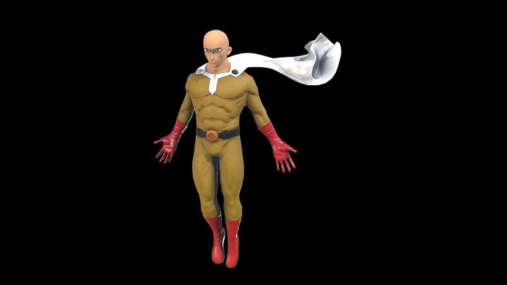 saitama 3D Model