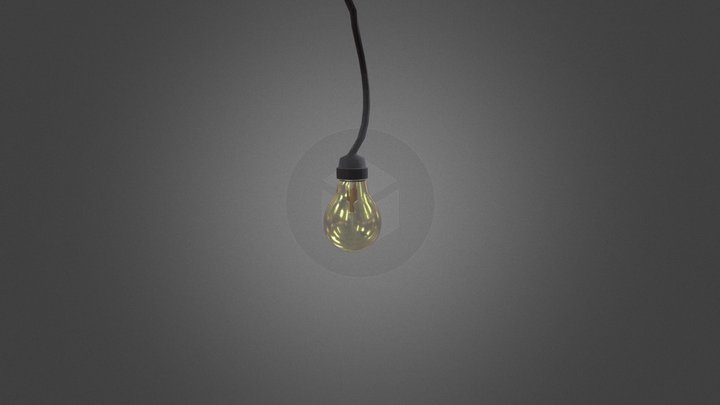 Ceiling Light Bulb 3D Model