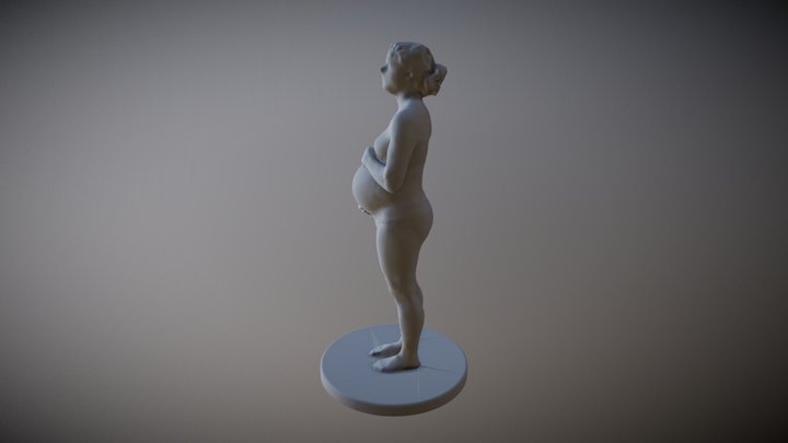 GF Baby Belly Figure 3D Model