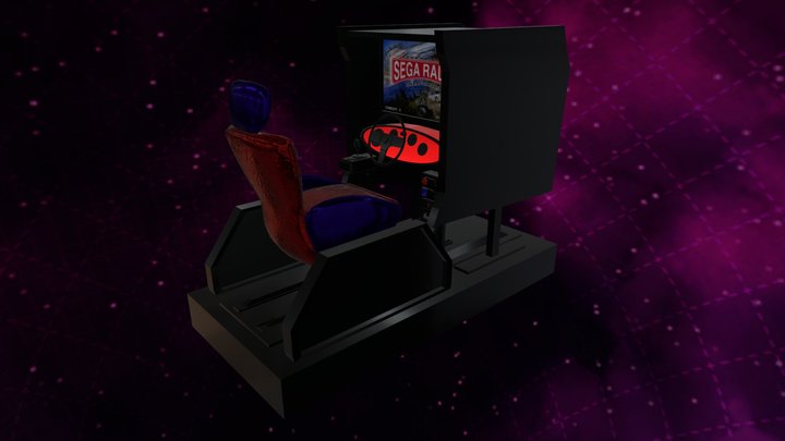 Racing Arcade .glb (v0.9) FREE Low Poly