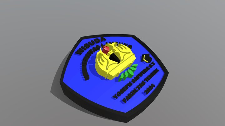 PK-01 Plakat Wisuda 3D Model