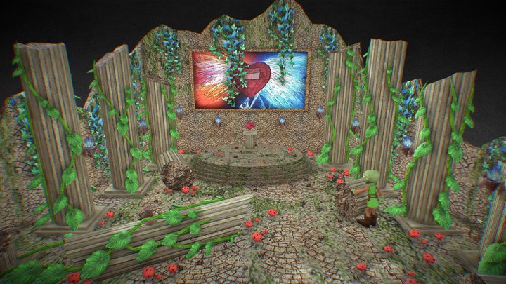 Temple of Hearts 3D Model