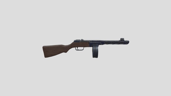 ппш41 3D Model