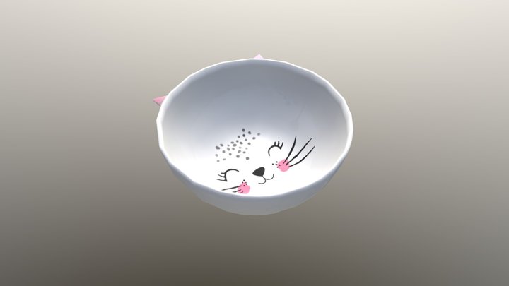 Cat bowl 3D Model