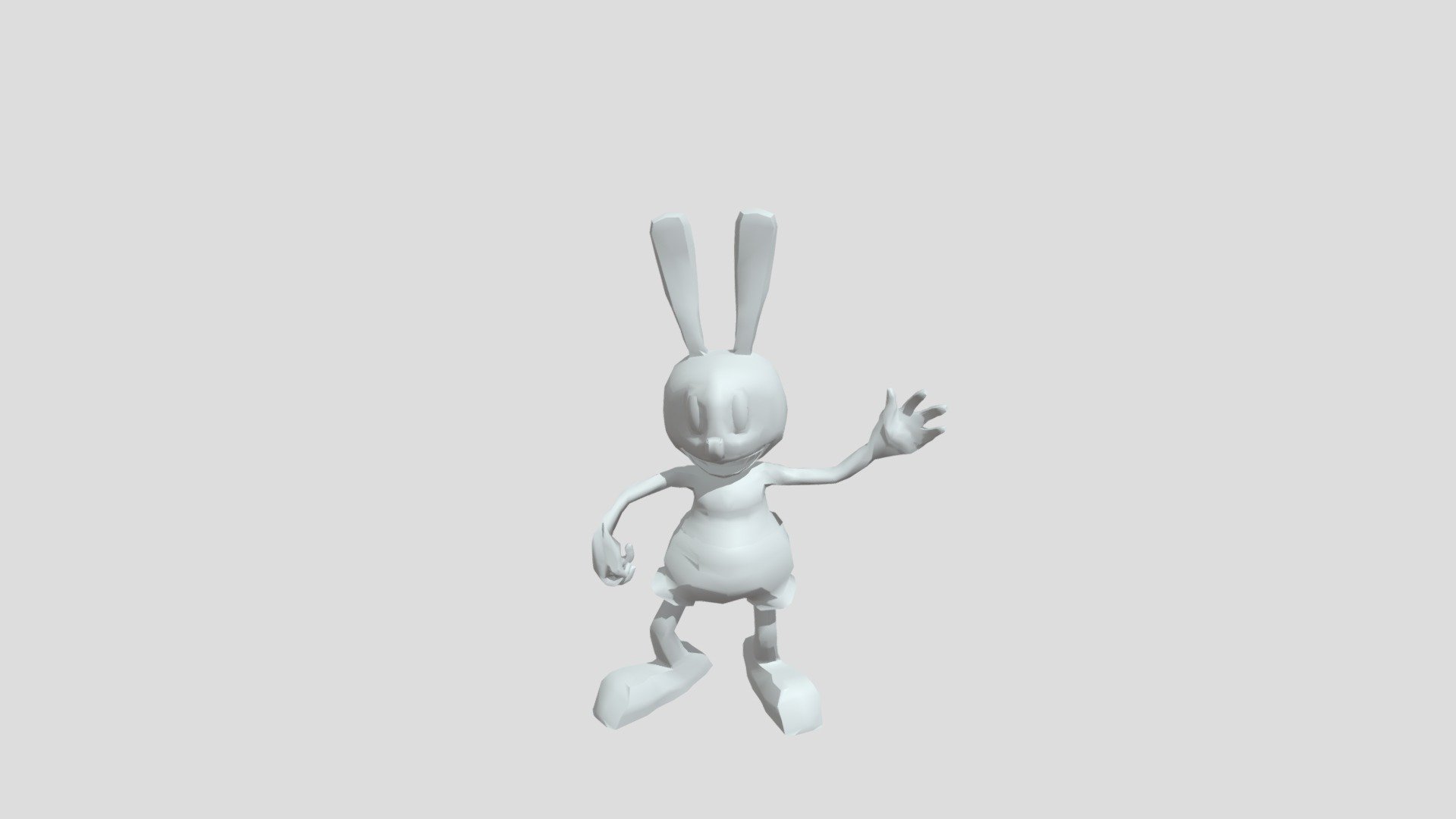 Oswald The Lucky Rabbit - Download Free 3D model by PaulinaAlfaro01 ...