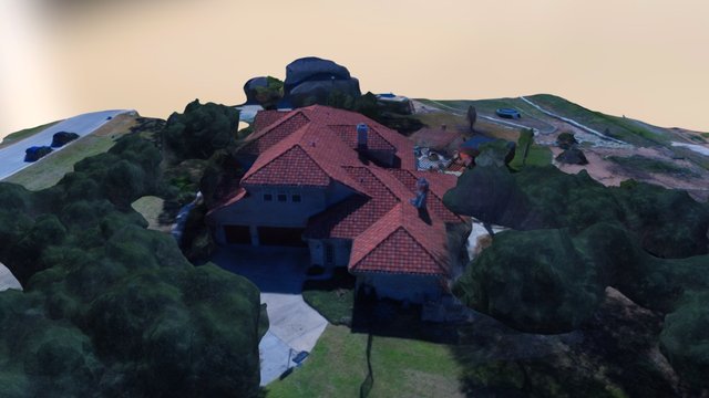 Hector House 3d Model Simplified 3d Mesh 3D Model
