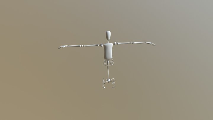 Hello Neighbour Mannaquin Model 3D Model
