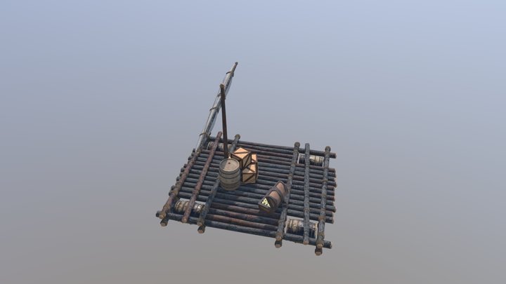 Raft 3D Model
