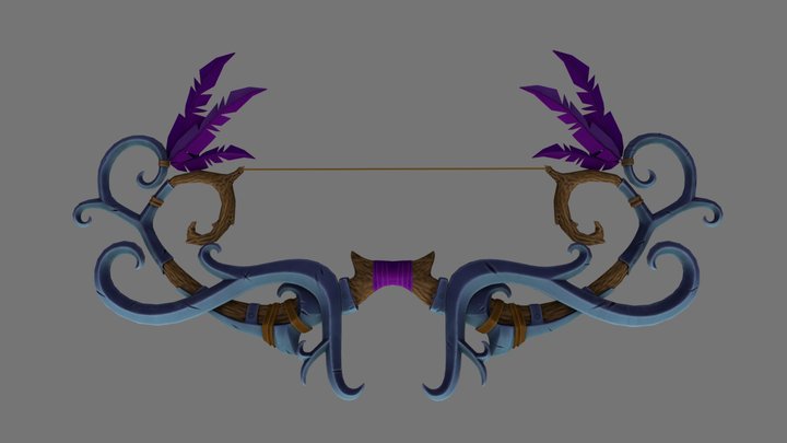 Tryande's Whisperwind Bow 3D Model