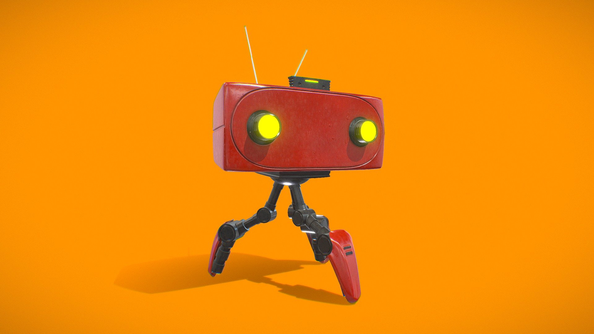 Ash the Robot - Download Free 3D model by Enhe Jirigalang (Enkhjargal ...