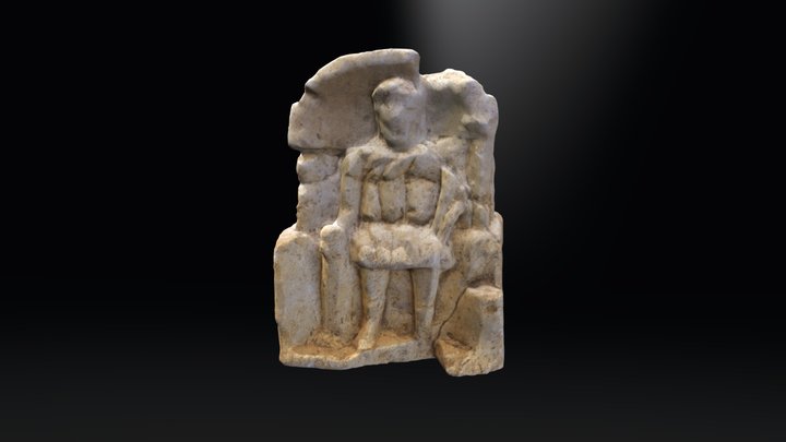 Stèle gallo-romaine 3D Model