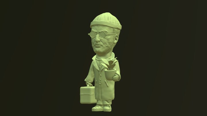 Jean The Professional (Zbrush) (3d printable) 3D Model