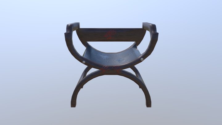 Roman Chair 3D Model