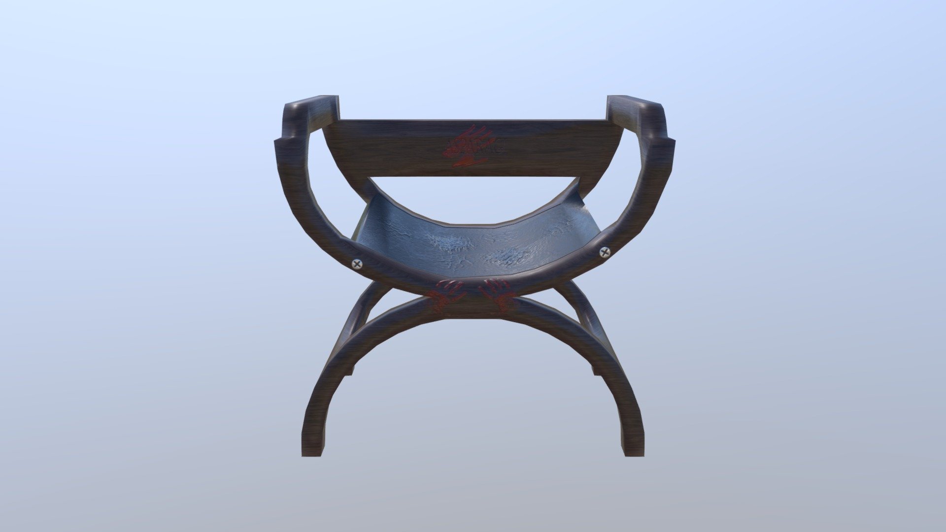 Roman Chair - 3D model by ConnorJ (@millionairhobo) [48fd3f9] - Sketchfab