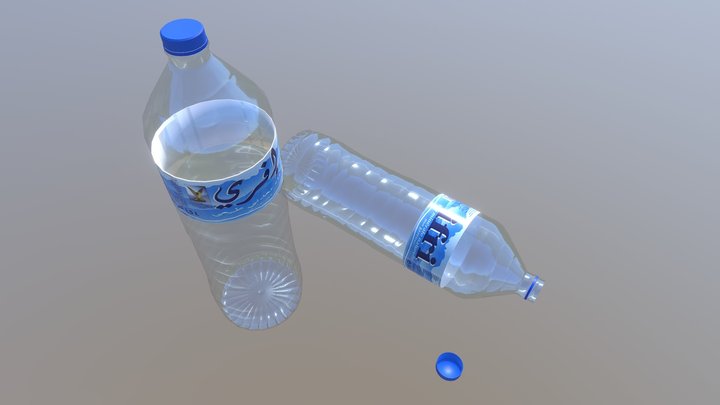Bottle Of Water 3D Model