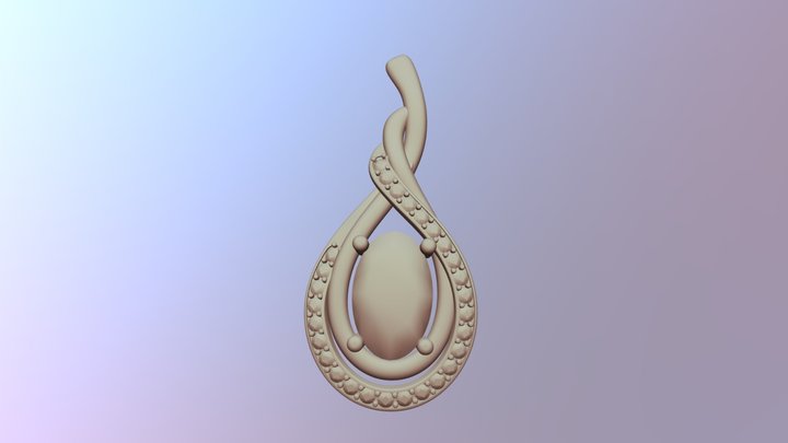 Gems Pendent 3D Model